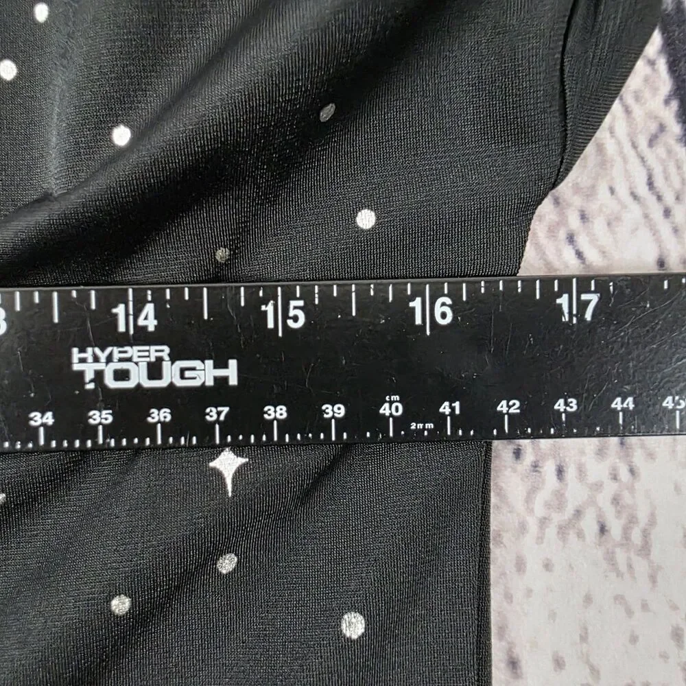 Adidas Youth L/G (14) Black Star Print Track Jacket